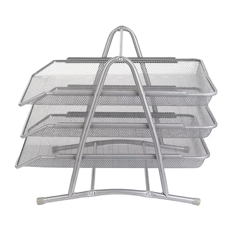 Three-layer File Tray Organizer Office Supplies Desktop