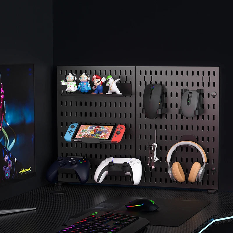 Desktop Standing Pegboard For Home And Office Use