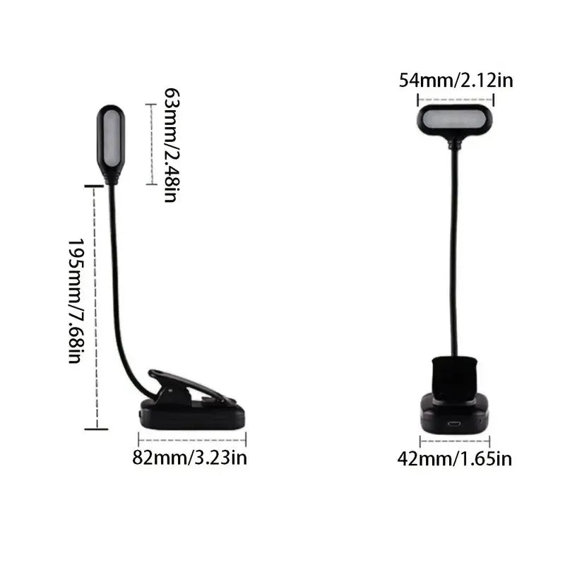 Mini LED Book Light – Clip-On Portable Reading Lamp