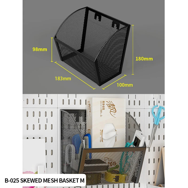 Desktop Standing Pegboard For Home And Office Use