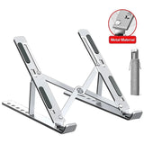 Adjustable Aluminum Laptop Stand – Foldable & Portable