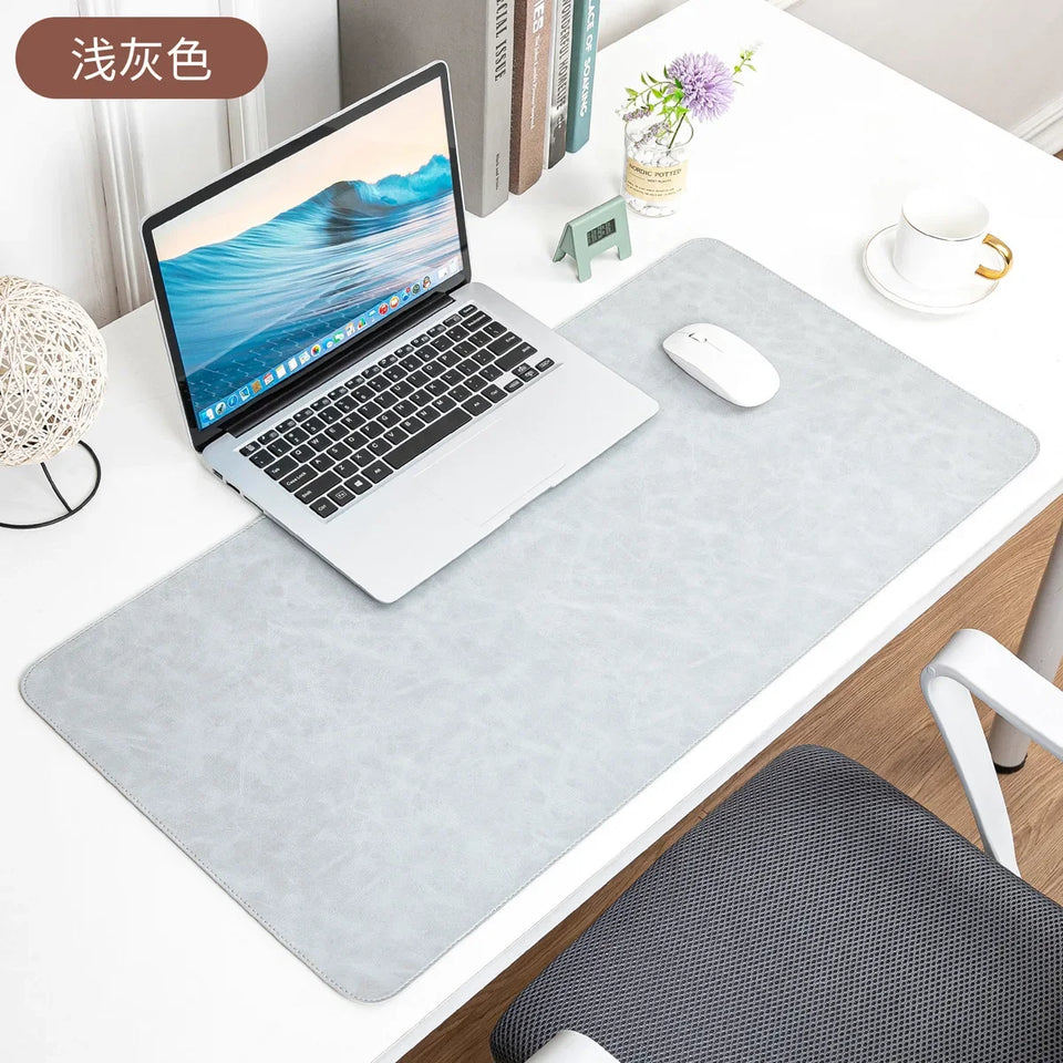 Waterproof PU Desk Mat – Large Non-Slip Mouse & Keyboard Pad