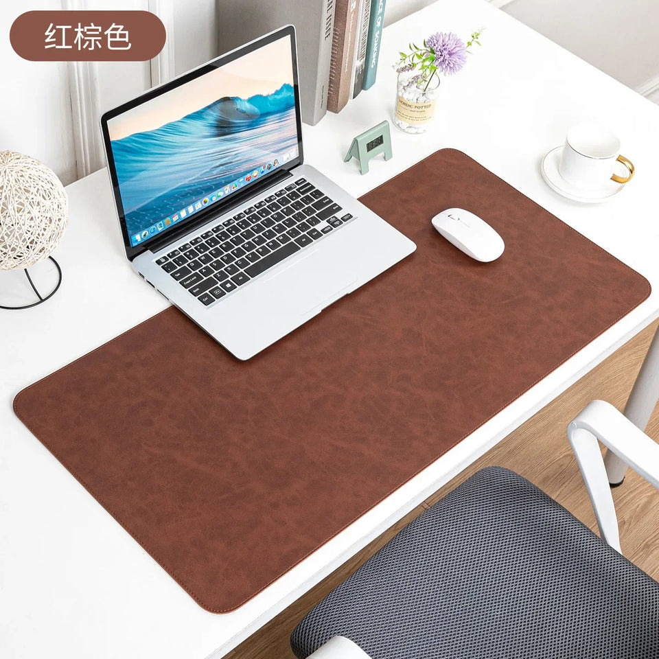 Waterproof PU Desk Mat – Large Non-Slip Mouse & Keyboard Pad