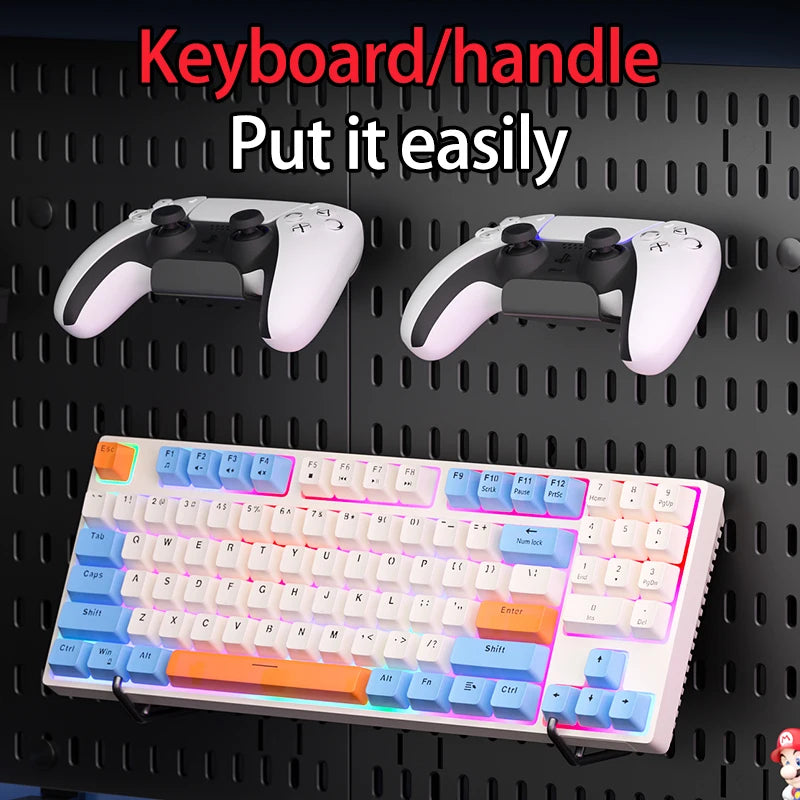 Desktop Standing Pegboard For Home And Office Use