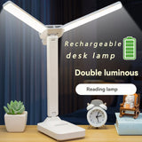 LED Desk Lamp – USB Rechargeable, 3-Level Dimmable, Touch Control