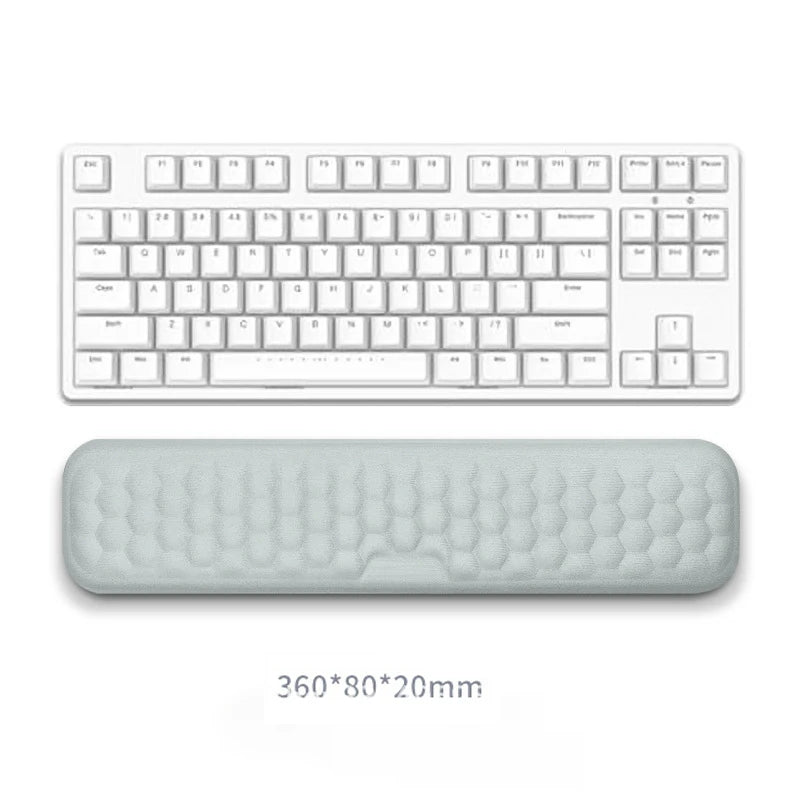 Memory Foam Keyboard & Mouse Wrist Rest – Ergonomic Design