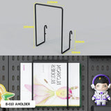 Desktop Standing Pegboard For Home And Office Use
