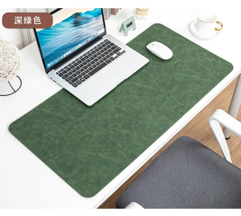 Waterproof PU Desk Mat – Large Non-Slip Mouse & Keyboard Pad