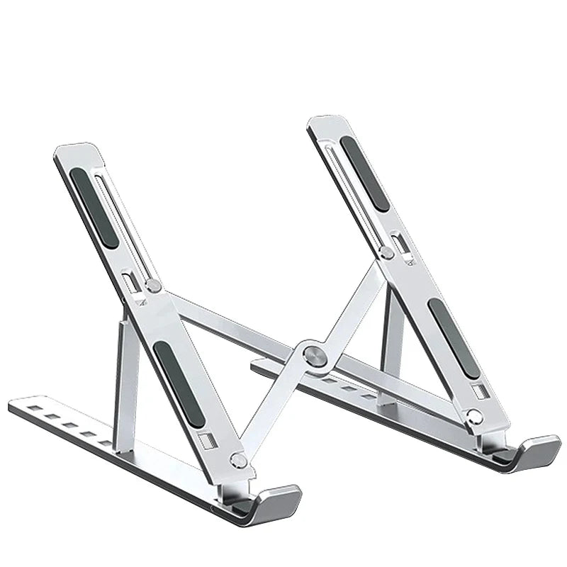 Adjustable Aluminum Laptop Stand – Foldable & Portable