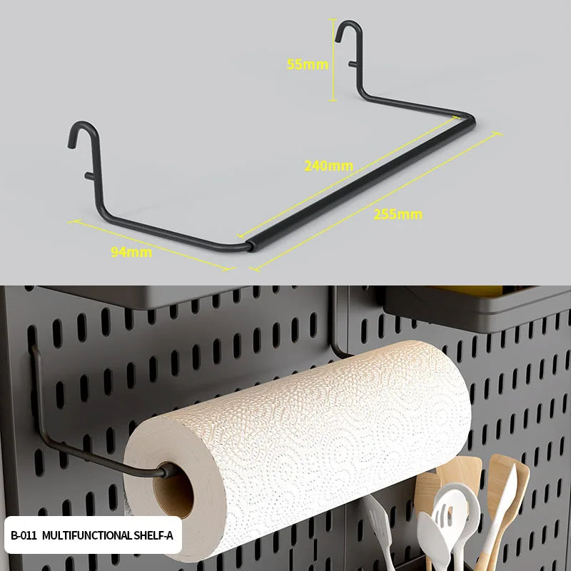 Desktop Standing Pegboard For Home And Office Use