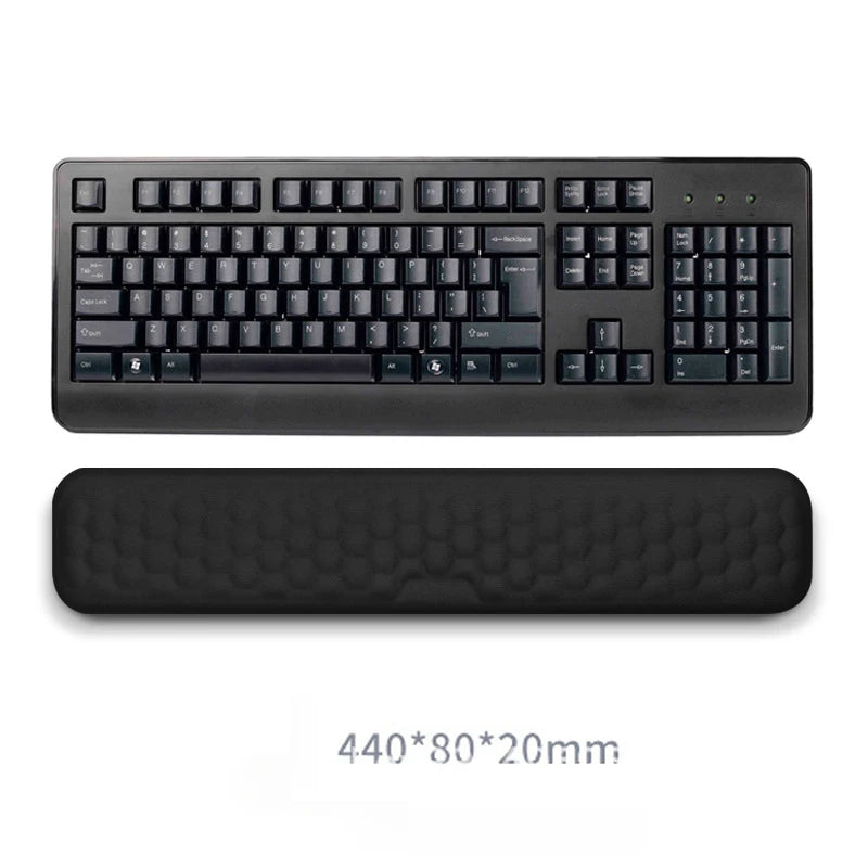 Memory Foam Keyboard & Mouse Wrist Rest – Ergonomic Design