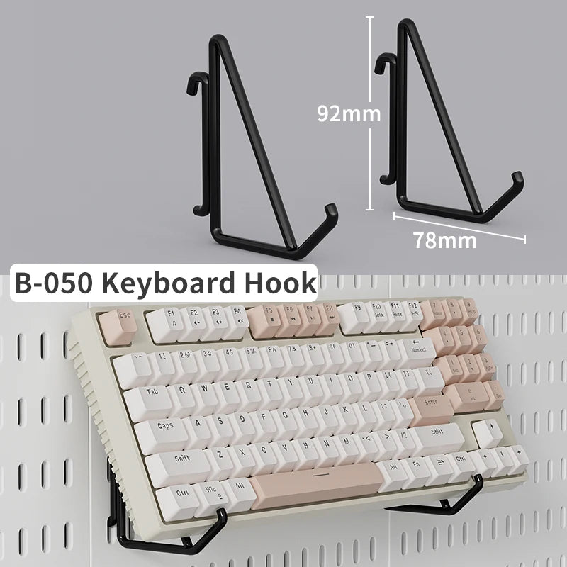 Desktop Standing Pegboard For Home And Office Use