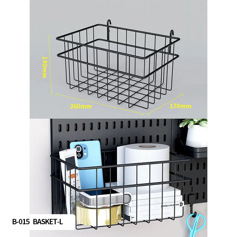 Desktop Standing Pegboard For Home And Office Use