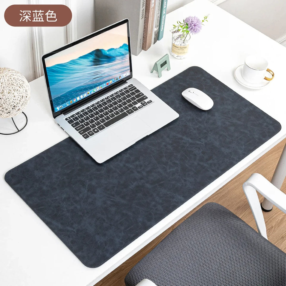 Waterproof PU Desk Mat – Large Non-Slip Mouse & Keyboard Pad