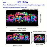 Gamepad Pattern Mouse Pad Large Gaming Mousepad XXL Gamer Keyboard