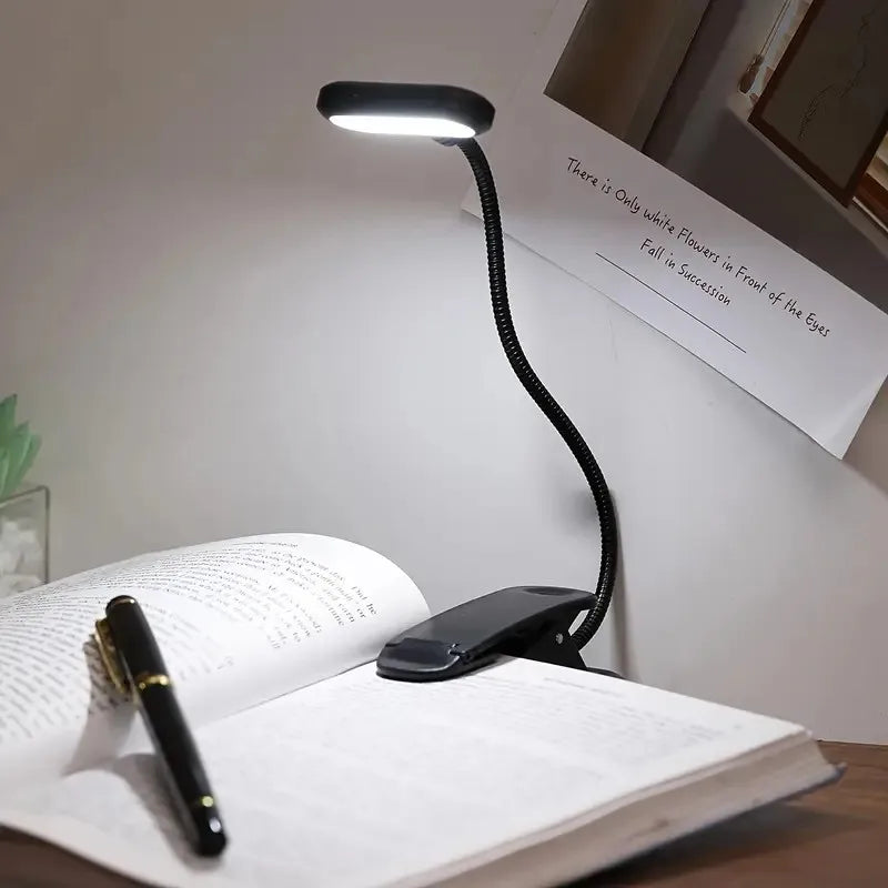 Mini LED Book Light – Clip-On Portable Reading Lamp